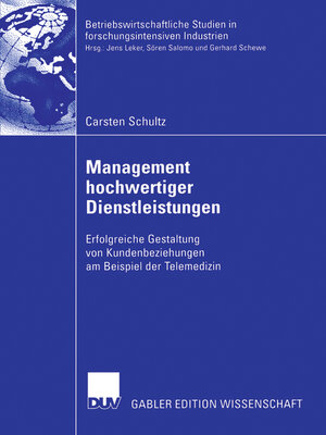 cover image of Management hochwertiger Dienstleistungen